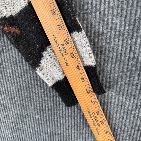 Lil Uzi Knit Sweater XS Graphic Cartoon Print Black White Y2K Streetwear - Picture 7 of 8